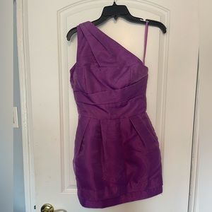 One shoulder mini dress